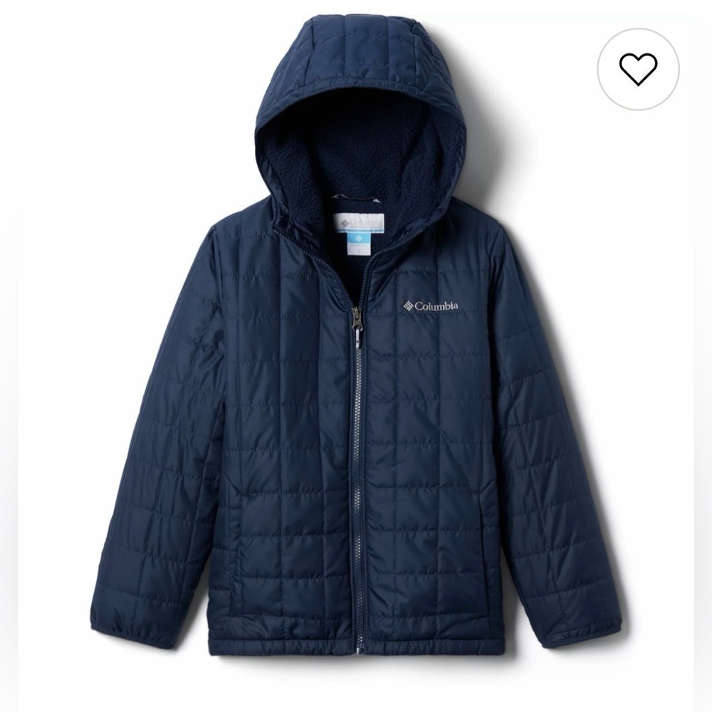 Columbia kids Rugged Ridge II Sherpa-Lined Jacket kids size 4/5 XXS blue